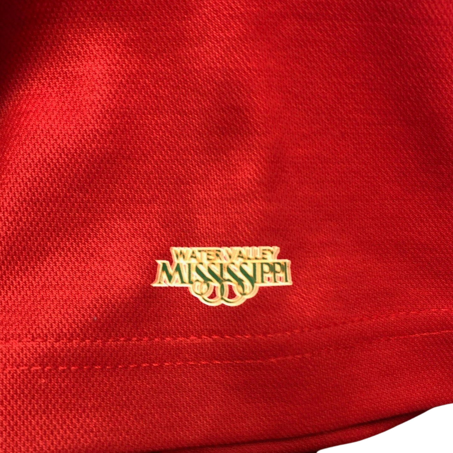 Men's Polo (Red, Water Valley Watermelon logo)