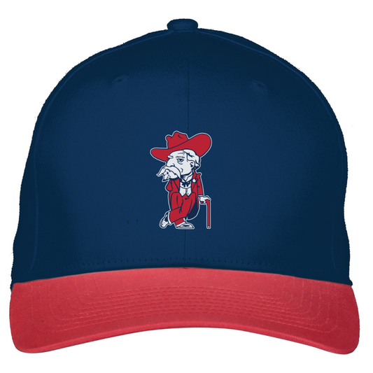 Cotton Twill Cap (Navy with Colonel Reb 1993 logo)