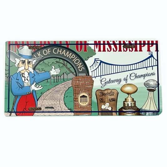 License Plate (2024 Football Schedule Design)
