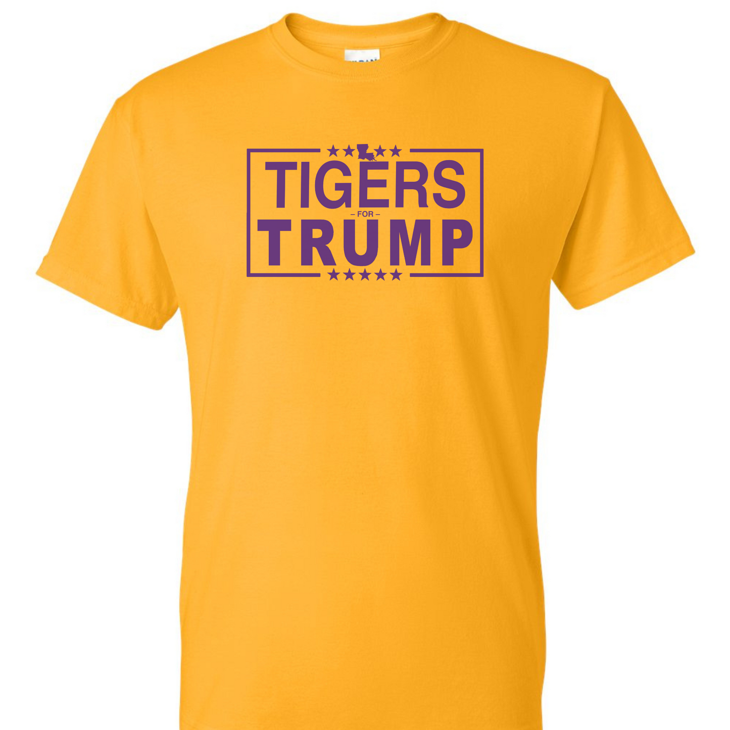 Unisex Tee (Gold, Tigers For Trump)