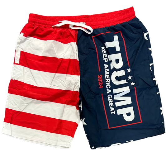 Trump Keep America Great Swim Shorts