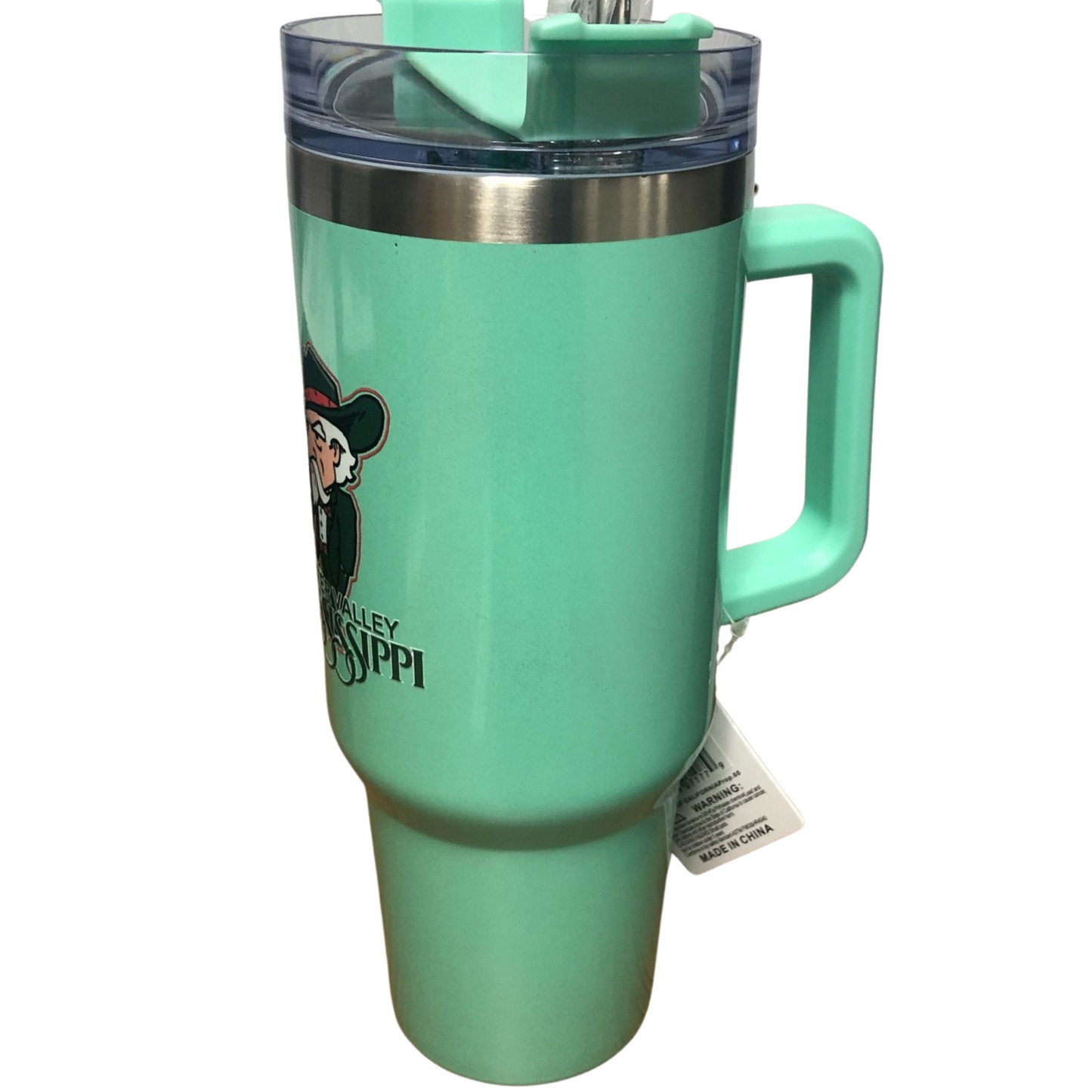 Big Size Tumbler Cups (Mint, Water Valley Watermelon logo)