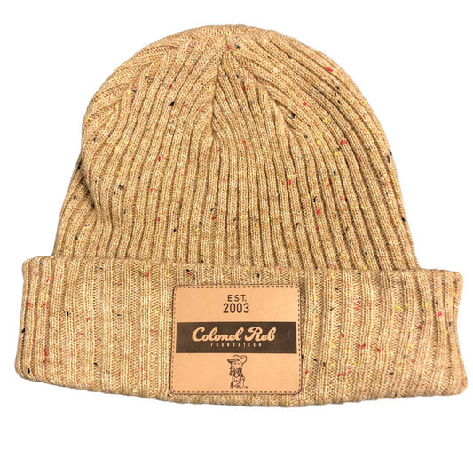 Beanie (Khaki, CRF Leather Patch)