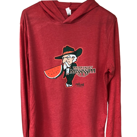 Unisex Hoodie (Red, Water Valley Watermelon logo)