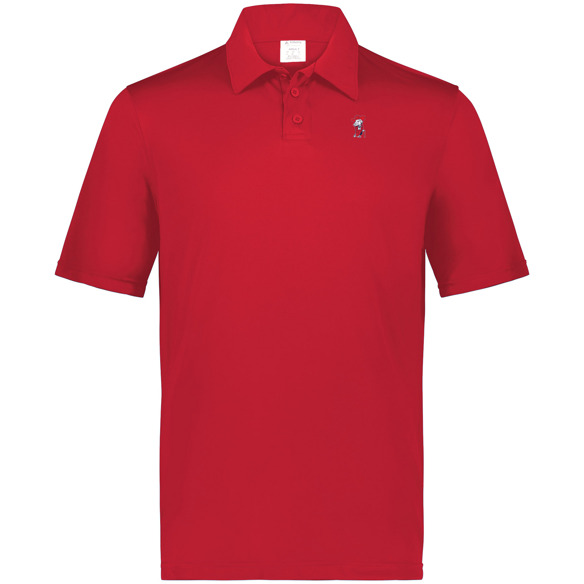 Men's Polo (Red, Colonel Reb 1995 logo)