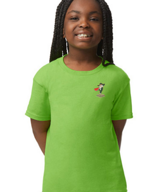 Youth Tee (Lime, Water Valley Watermelon logo)