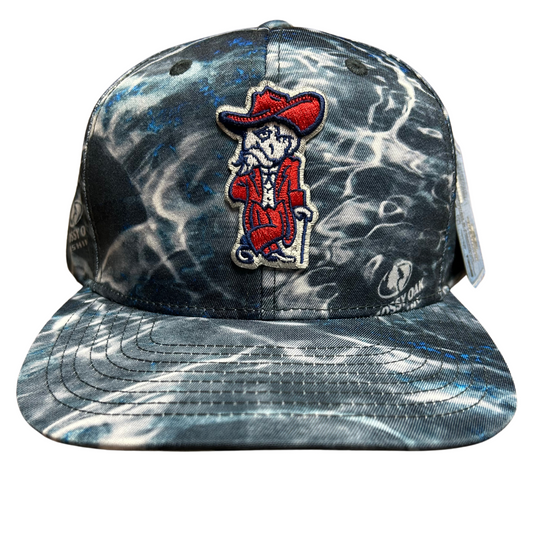 Mossy Oak® Guide Cap (Blue Camo, Colonel Reb Traditional Pose)