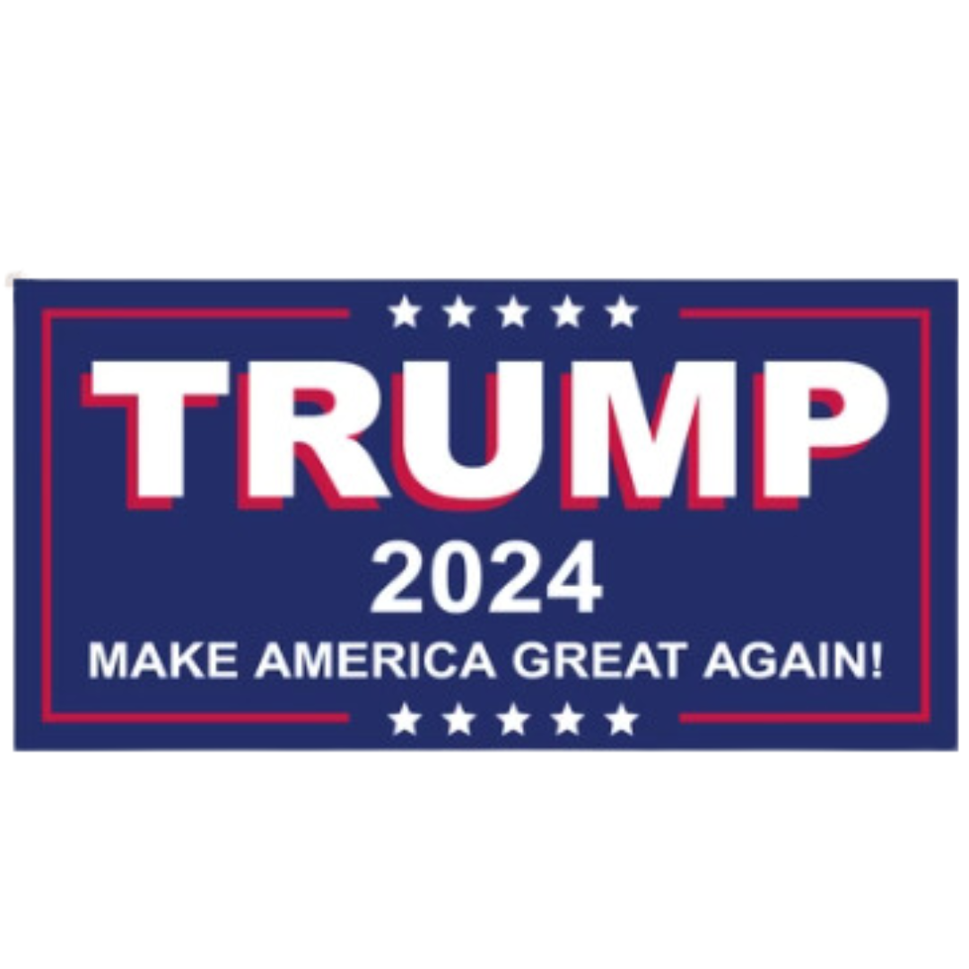 Trump 2024 MAGA Bumper Sticker (Blue) – MississippiRebel.com