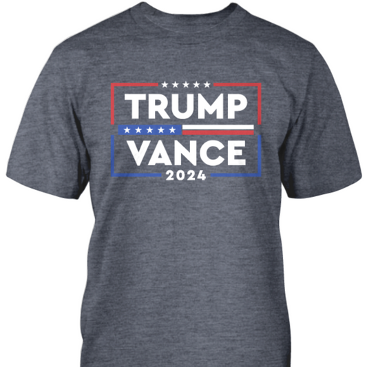 Trump-Vance 2024 Tee (Heather Navy)