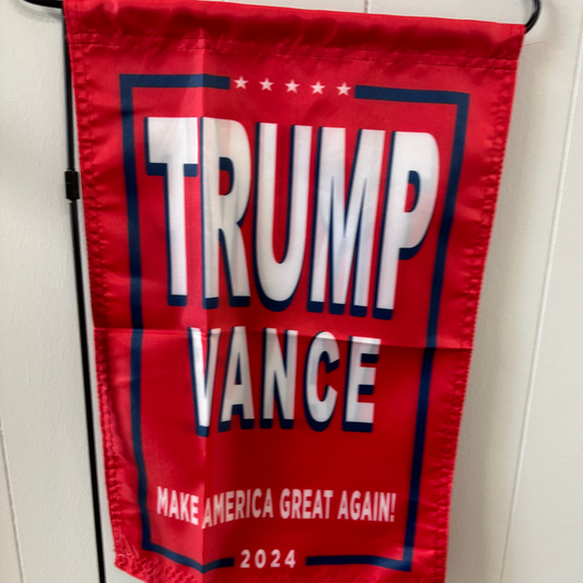 Trump Vance Garden Flag (Red)