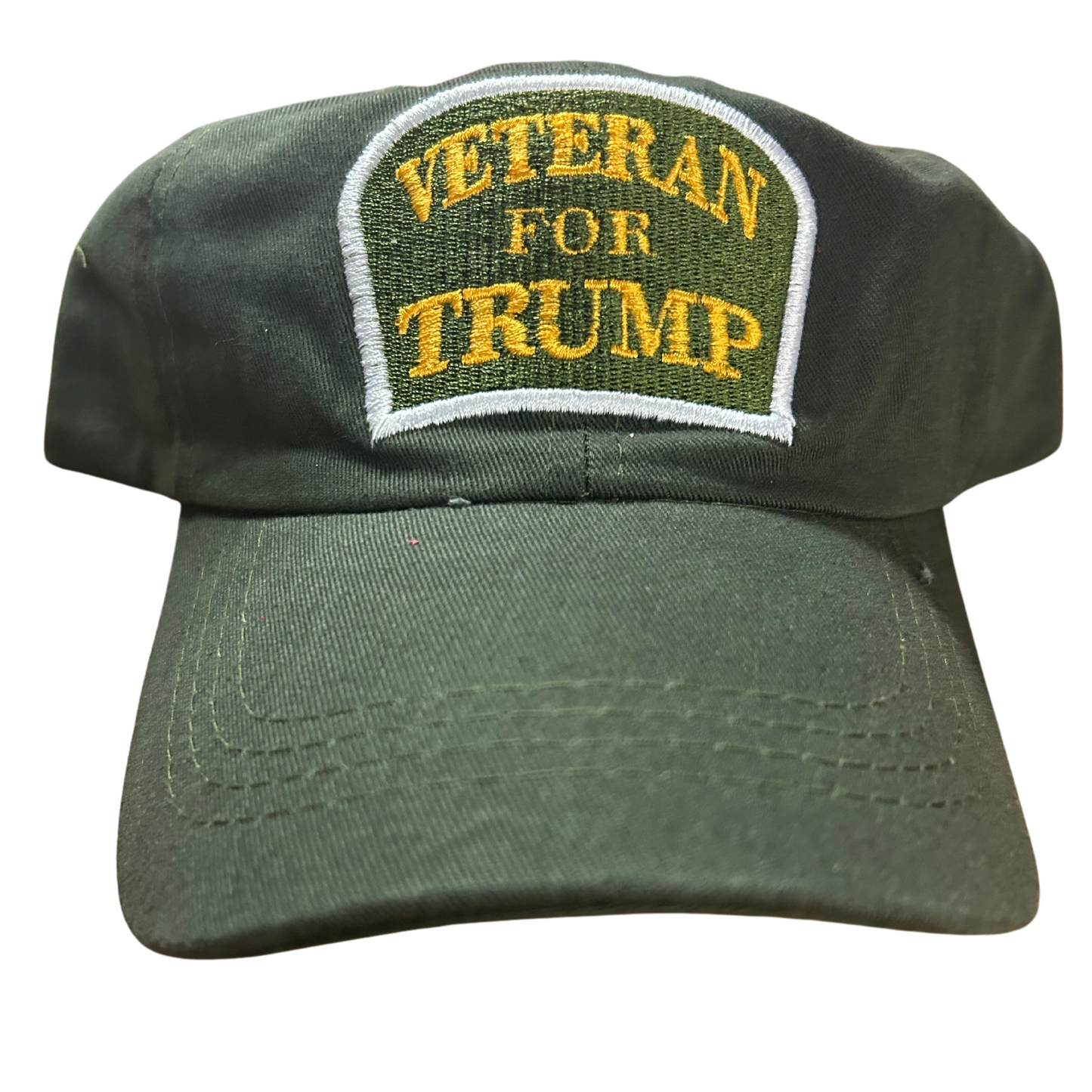 Veteran For Trump Cap (Olive Drab)