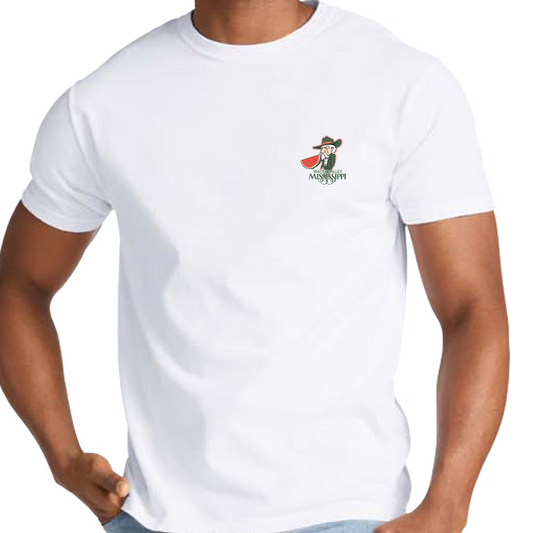 Comfort Colors Tee (White, Water Valley Watermelon logo)