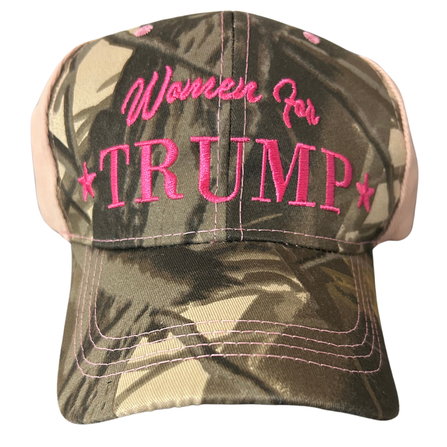 Women For Trump Cap (Camo, Pink)