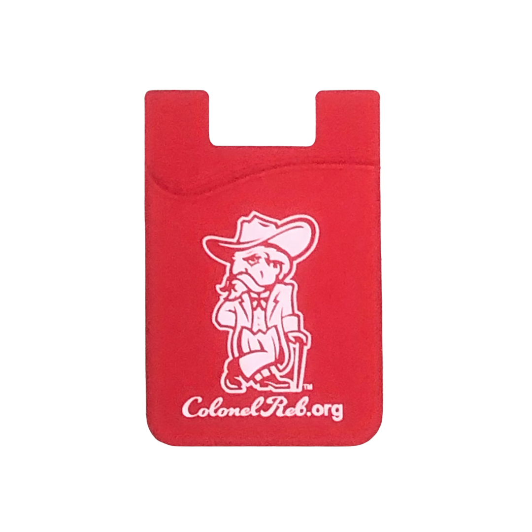Colonel Reb Cell Phone Red Wallet