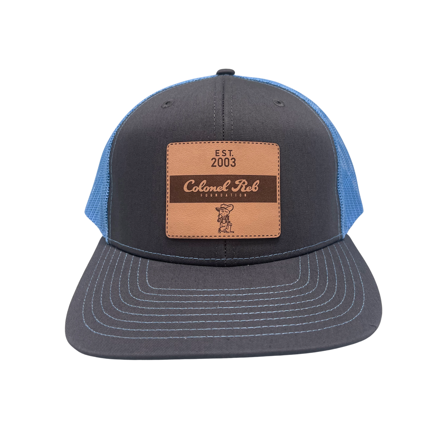 Mesh Back Cap (Gray Front, CRF Leather Patch)