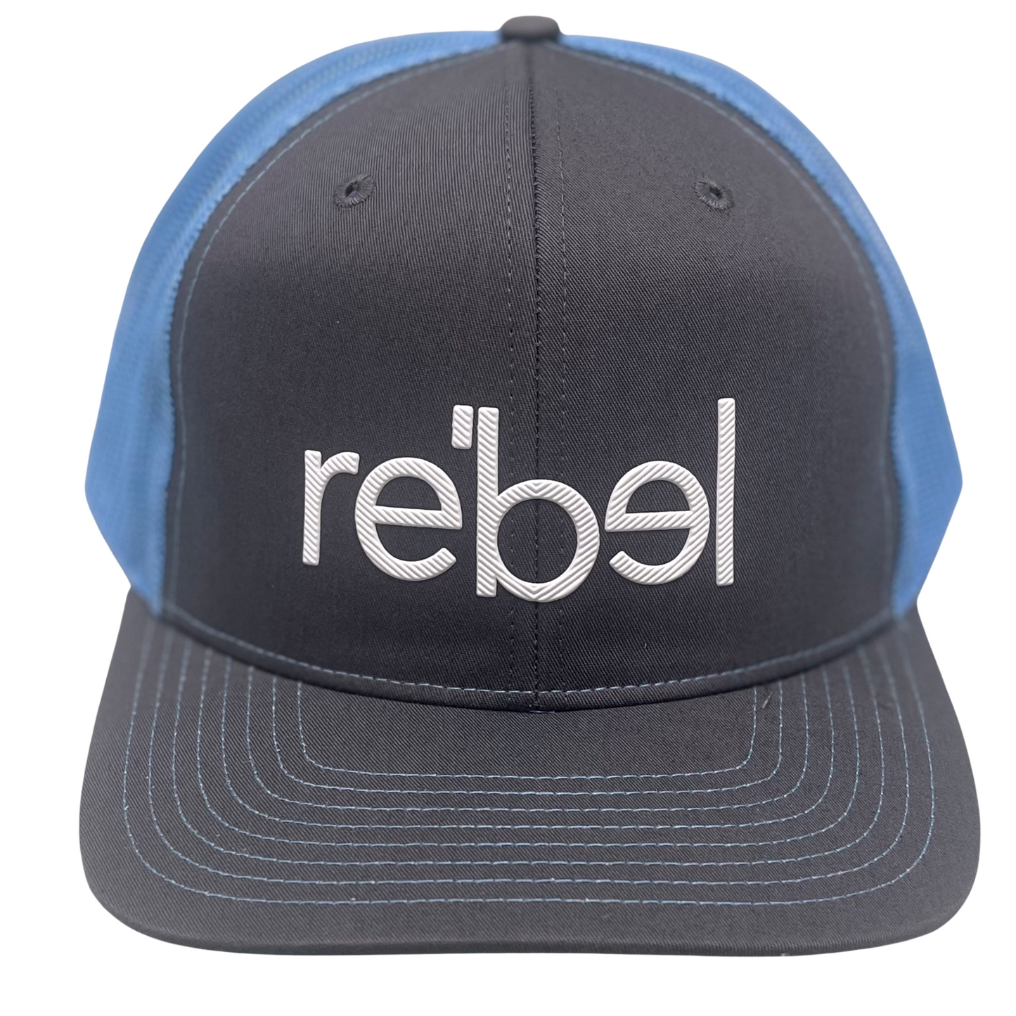 Rebel Mesh Back (Gray front, Rebel logo)